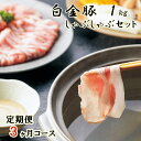 【ふるさと納税】《定期便3ヶ月コース》白金豚(プラチナポーク...