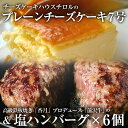 【ふるさと納税】盛岡有名店のプレーンチーズケーキ7号&塩ハン...