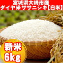 【ふるさと納税】《白米6Kg》ダイヤ米宮城県大崎市産ササニシ...