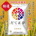 【ふるさと納税】《白米2Kg》ついに出陣!宮城県大崎市産「だ...