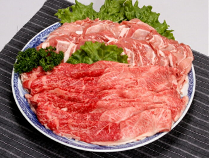 【ふるさと納税】B01-204　山形牛すき焼き・SHONAI GREEN PORK