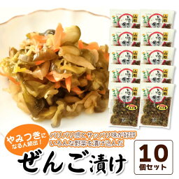 【ふるさと納税】<strong>ぜんご漬け</strong> 10個セット（110g×10） 庄内観光物産館