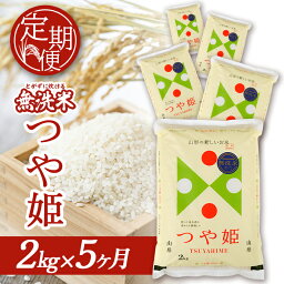 【ふるさと納税】≪5ヶ月<strong>定期便</strong>≫ 無洗米 <strong>つや姫</strong> 2kg×5ヶ月連続 計10kg 特別栽培米 山形県庄内産 ご希望期間の毎月下旬にお届け 東北 山形県 酒田市 庄内地方 庄内平野 米 無洗米 ブランド米 庄内米 <strong>定期便</strong> 小分け 一人暮らし 少人数 少量