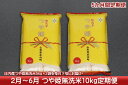 【ふるさと納税】庄内米定期便!つや姫無洗米10kg(2月下旬...