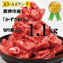 【ふるさと納税】◇特選!富津市産「かずさ和牛」切り落とし1....