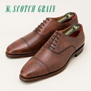 【ふるさと納税】スコッチグレイン紳士靴「ベルオム・マーブル」NO.756DBR　【ファッション・靴・シューズ】