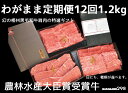 【ふるさと納税】わがまま定期便 幻の相州黒毛和牛肩肉 1.2kg 年に12回お届け!