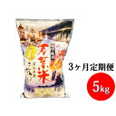 【ふるさと納税】3ヶ月定期便 越中高岡 万葉米5kg 米 精...