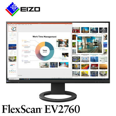 EIZO 27型(2560×1440)液晶モニター FlexScan EV2760 ブラック【1233644】