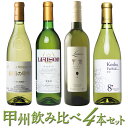 【ふるさと納税】甲州ワイン飲み比べ4本セット 山梨 ワイン(白ワイン)