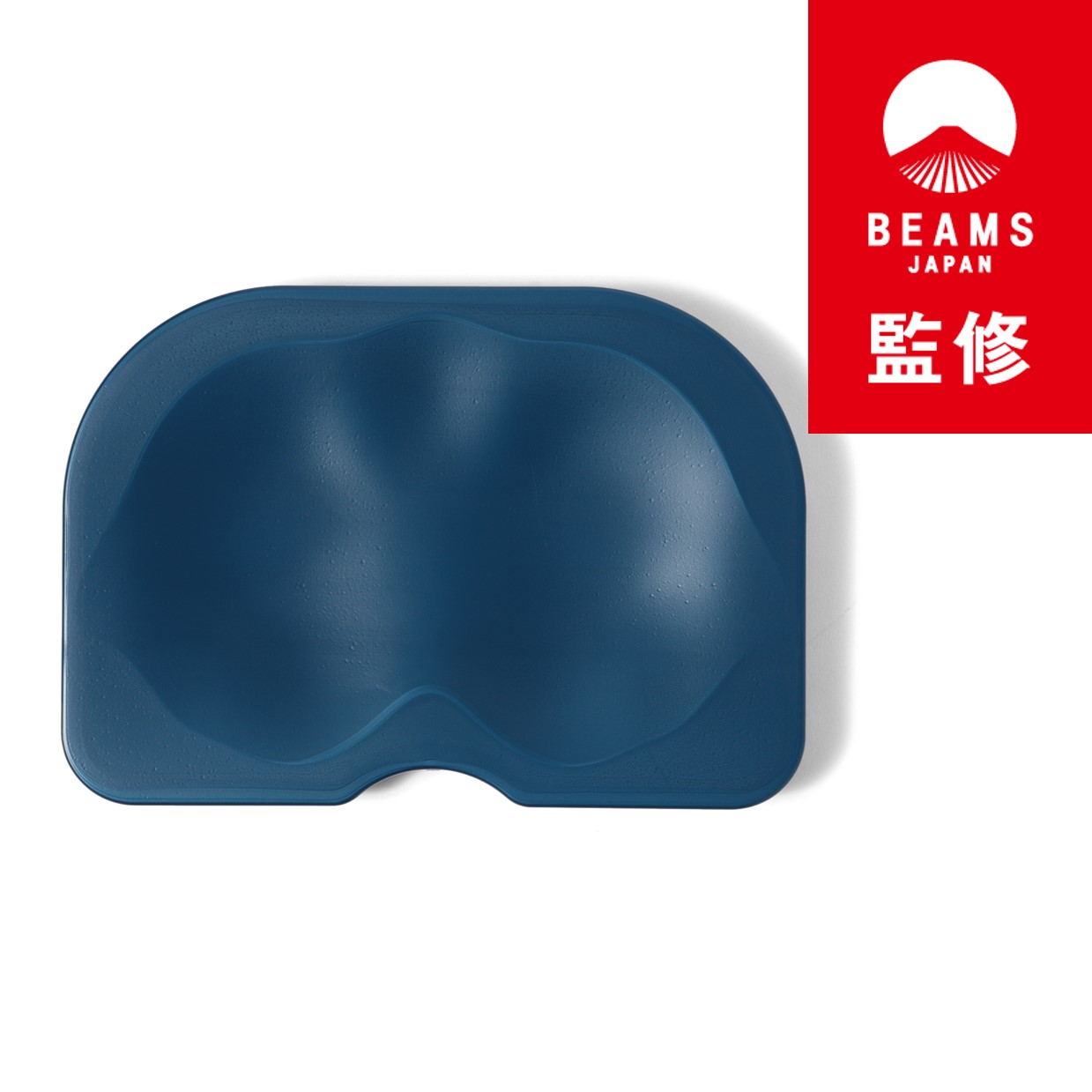 【ふるさと納税】 【BEAMS JAPAN 監修】ポータブル クッション ココザ ネイビー