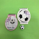【ふるさと納税】サッカーオリジナルダイカットメモ 【雑貨・文...