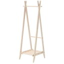 【ふるさと納税】折りたたみハンガー(棚付き)ホワイト 【家具...