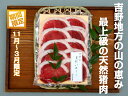 【ふるさと納税】吉野産 天然猪肉 特選吉野牡丹480g...