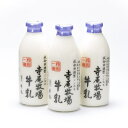 【ふるさと納税】寺尾牧場のこだわり濃厚牛乳(ノンホモ牛乳)3本セット(900ml×3本)