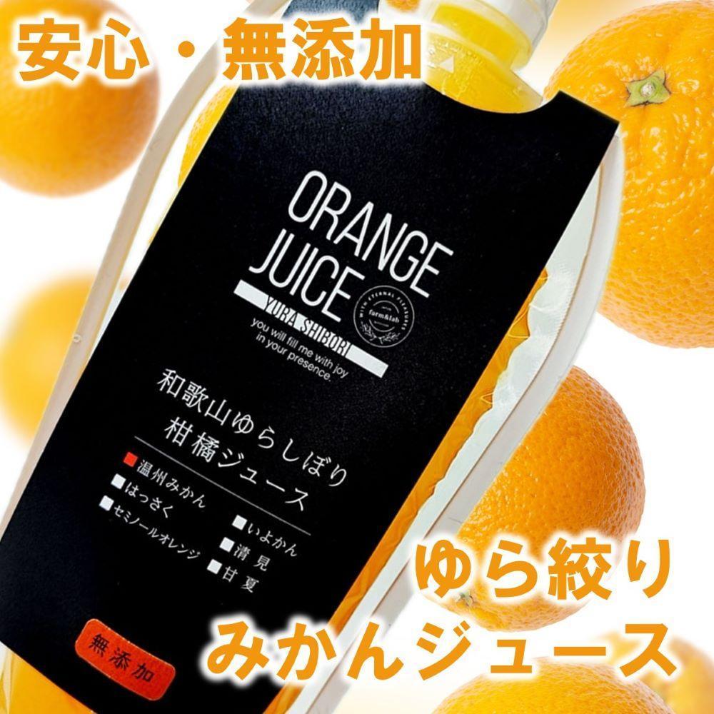 【ふるさと納税】みかんジュース1000ml×13本「ゆら絞り みかん」 安心。 お子さんにぜひ | 和歌山 蜜柑 柑橘 果物 くだもの フルーツ ドリンク 飲料 ギフト みかんジュース オレンジジュース 取り寄せ 産地直送 和歌山県 高野町
