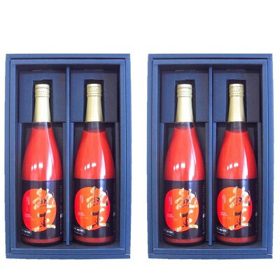 【ふるさと納税】＜日南トマト加工＞熟王トマトジュース 720ml×4本セット（大山ブランド会）無添加 米子高島屋 38-BF2 0422