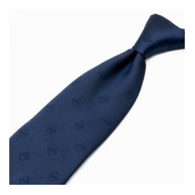 【ふるさと納税】【天満屋選定品】SHAKUNONE オリジナルロゴネクタイ　誠実な淡紺【配送不可地域：離島】【1629631】