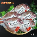 【ふるさと納税】D-1 天然鳴門鯛干物 5尾