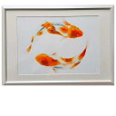 【ふるさと納税】デビーの水彩画『金魚』