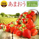 【ふるさと納税】あまおう 285g×4パック 計1140g ...