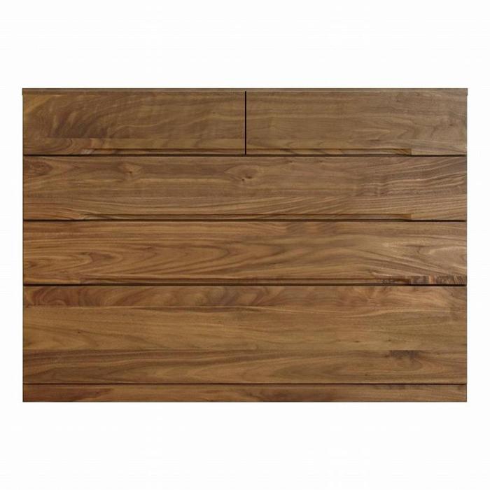 【ふるさと納税】チェスト タンス 幅118 4段 奥行44 ウォールナット 無垢 桐たんす 箪笥 婚礼 衣類収納 大川家具 丸田木工 ナテュール | 家具 ファニチャー 人気 おすすめ 送料無料