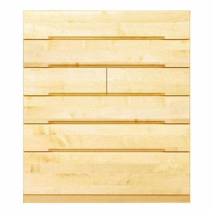 【ふるさと納税】チェスト タンス 幅102 6段 奥行44 メープル 無垢 桐たんす 箪笥 婚礼 衣類収納 大川家具 丸田木工 ナテュール | 家具 ファニチャー 人気 おすすめ 送料無料