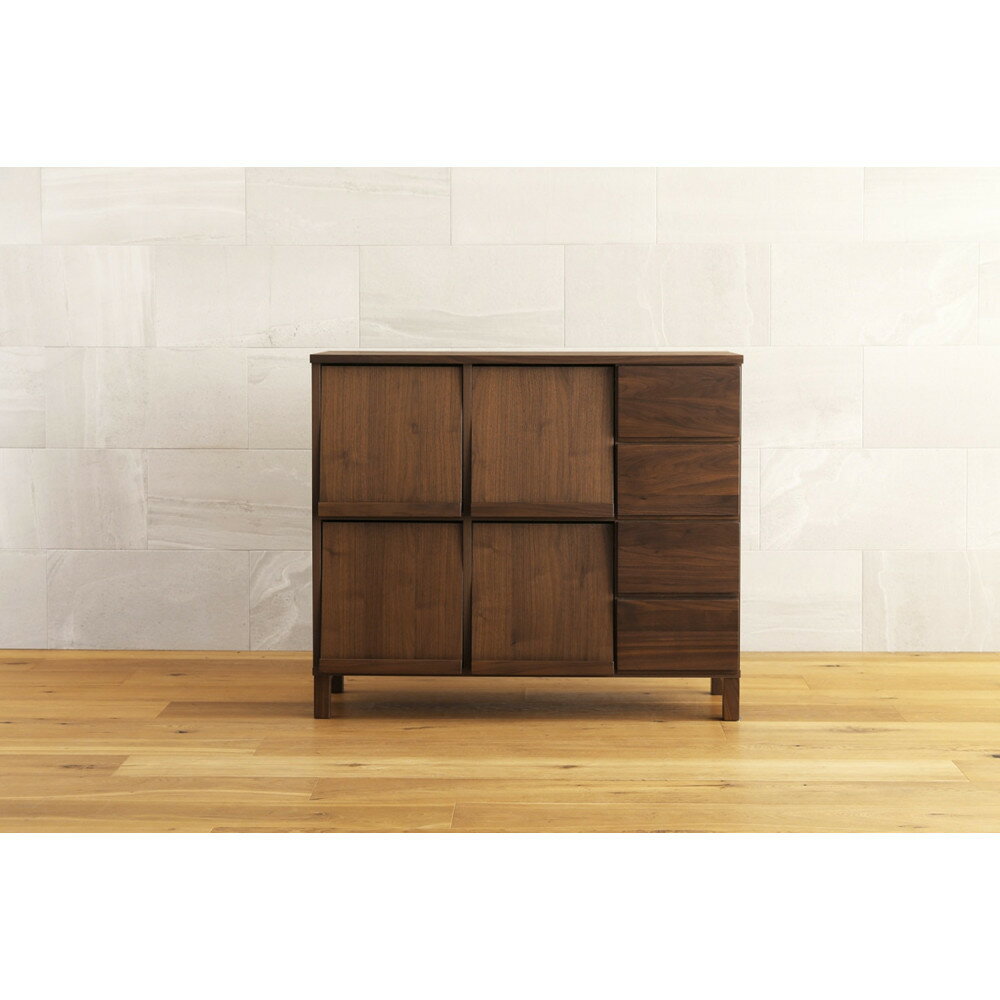 【ふるさと納税】【開梱設置】高野木工 LECCE レッチェ 105マガジンレコードラック ウォルナット【10年保証】 | インテリア ファニチャー 人気 おすすめ 送料無料