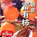 【ふるさと納税】富有柿 5kg<筑前あさくら農協>※配送不可:離島 【果物類・柿・かき】 お届け:2021年11月上旬~12月下旬