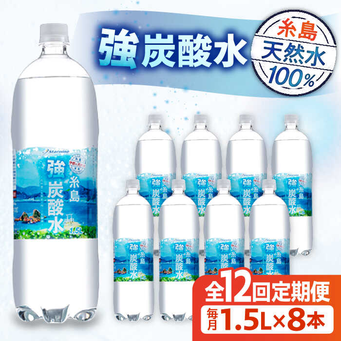 【ふるさと納税】【全12回定期便】強炭酸水 1.5L×8本 糸島市 / スターナイン 炭酸水 大容量 [ARM008]53000円常温