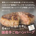 【ふるさと納税】YB20.福岡産ブランド牛の国産手ごねハンバ...
