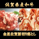 【ふるさと納税】c-6 佐賀県産和牛+金星佐賀豚切り落としセ...