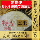 【ふるさと納税】J-4 【特A】《6ヶ月定期便》佐賀県産さが...