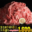 【ふるさと納税】黒毛和牛「切り落とし」 ドカ盛り1600g...