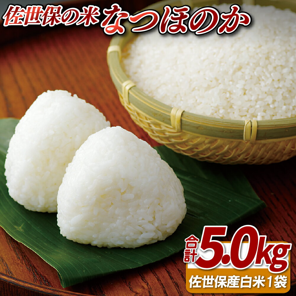 【ふるさと納税】佐世保の米<strong>なつほのか</strong>(5kg)