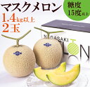 【ふるさと納税】マスクメロン...