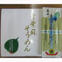 【ふるさと納税】青紫蘇そうめんセット(6個入)