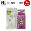 【ふるさと納税】緑茶ハレーすいせい2号 特上煎茶タイプ大(250g入) ・ 緑茶ハレーすいせい1号 上煎茶タイプ小(100g入)2本セット