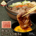 【ふるさと納税】豊後牛すき焼き用 500g 豊後牛 肩ロース...