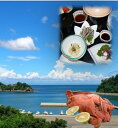 【ふるさと納税】海浜旅庵しおじ 1泊2食宿泊券(岬ガザミ御膳)