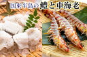 【ふるさと納税】骨切りハモとお刺身用くるま海老/計400g