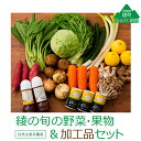 【ふるさと納税】綾町の旬の野菜&加工品セット