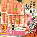 【ふるさと納税】モツ焼きこぶた<宮崎県産ブランド豚しゃぶセッ...