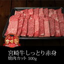 【ふるさと納税】しっとり赤身焼肉 カット 宮崎牛 500g ...