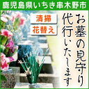 【ふるさと納税】お墓の見守りサービス(清掃・花替)【いちき串木野市シルバー人材センター】