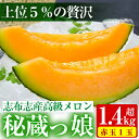 【ふるさと納税】 ≪期間限定≫極上!鍵島県志布志産の高級メロ...