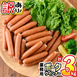 【<strong>ふるさと納税</strong>】【訳あり・業務用】国産 ポークウインナー(計3kg / 1kg×3袋) ウインナー ウィンナー <strong>ソーセージ</strong> 国産 豚肉 肉 訳あり 訳アリ 簡易包装 冷凍 惣菜 お弁当 ランキング 人気【ナンチク】a0-152