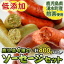 【ふるさと納税】湧水茶と豚肉を使用した緑茶ソーセージ・スパイ...