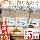 【ふるさと納税】鹿児島産!昔ながらの手作り麦味噌