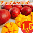 【ふるさと納税】先行予約!南城市産アップルマンゴー1.5kg...